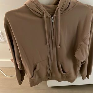 Hollister brown hoodie